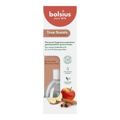 Bolsius Profumatore a bastoncini Mela e Cannella 60ml	