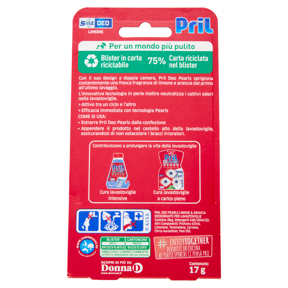 Pril 5in1 Deo Limone & Arancia 17 g, , large