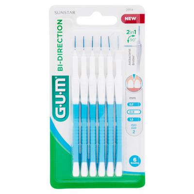 Gum Bi-Direction Scovolino mm 0.9 ISO Size 2 6 Pezzi