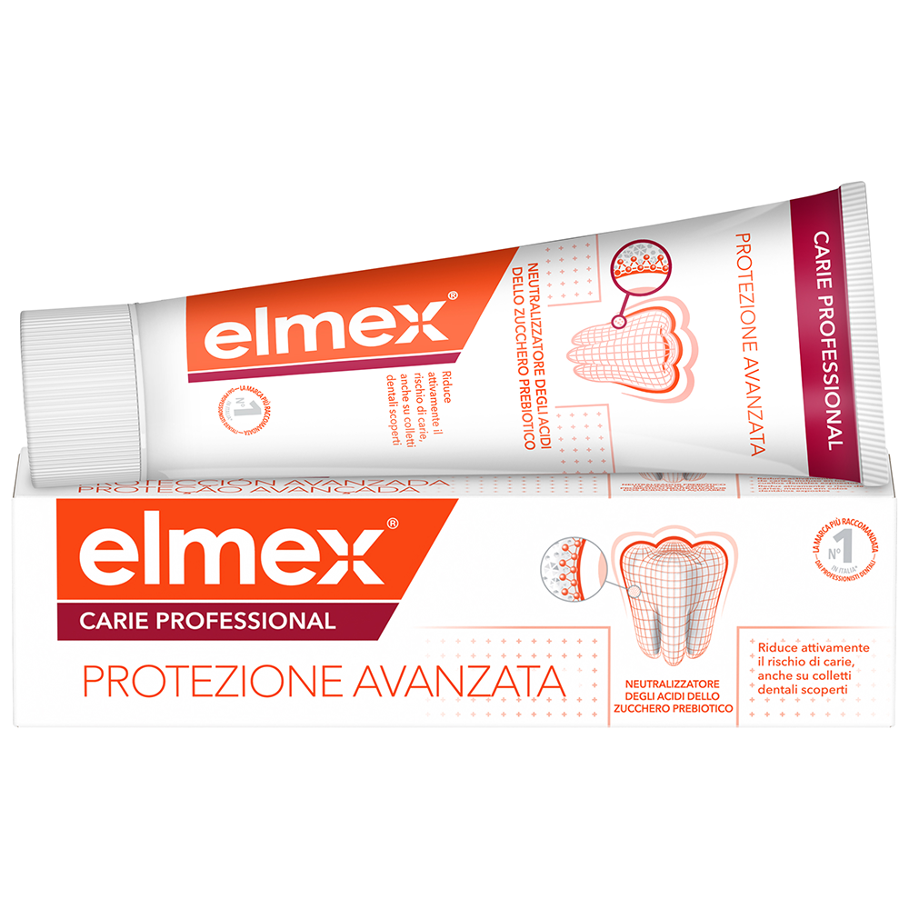 Elmex Dentifricio Carie Professional Protezione Avanzata 75 ml, , large