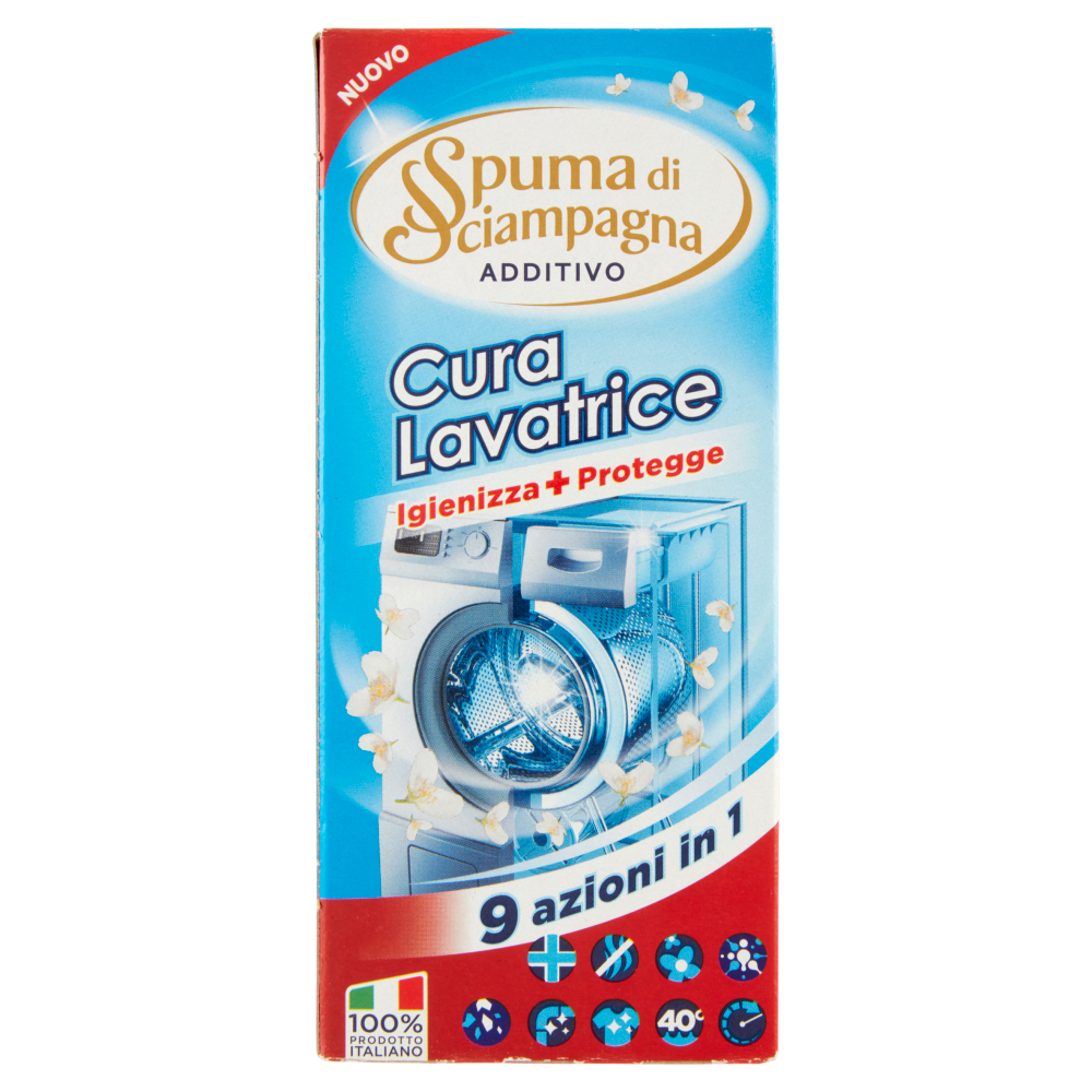 Spuma di Sciampagna Additivo Cura Lavatrice 9in1 250 ml, , large