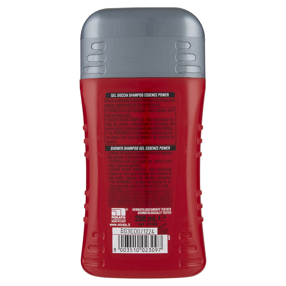 Intesa Pour Homme Gel Doccia Shampoo Rigenerante Essence Power 250 ml, , large