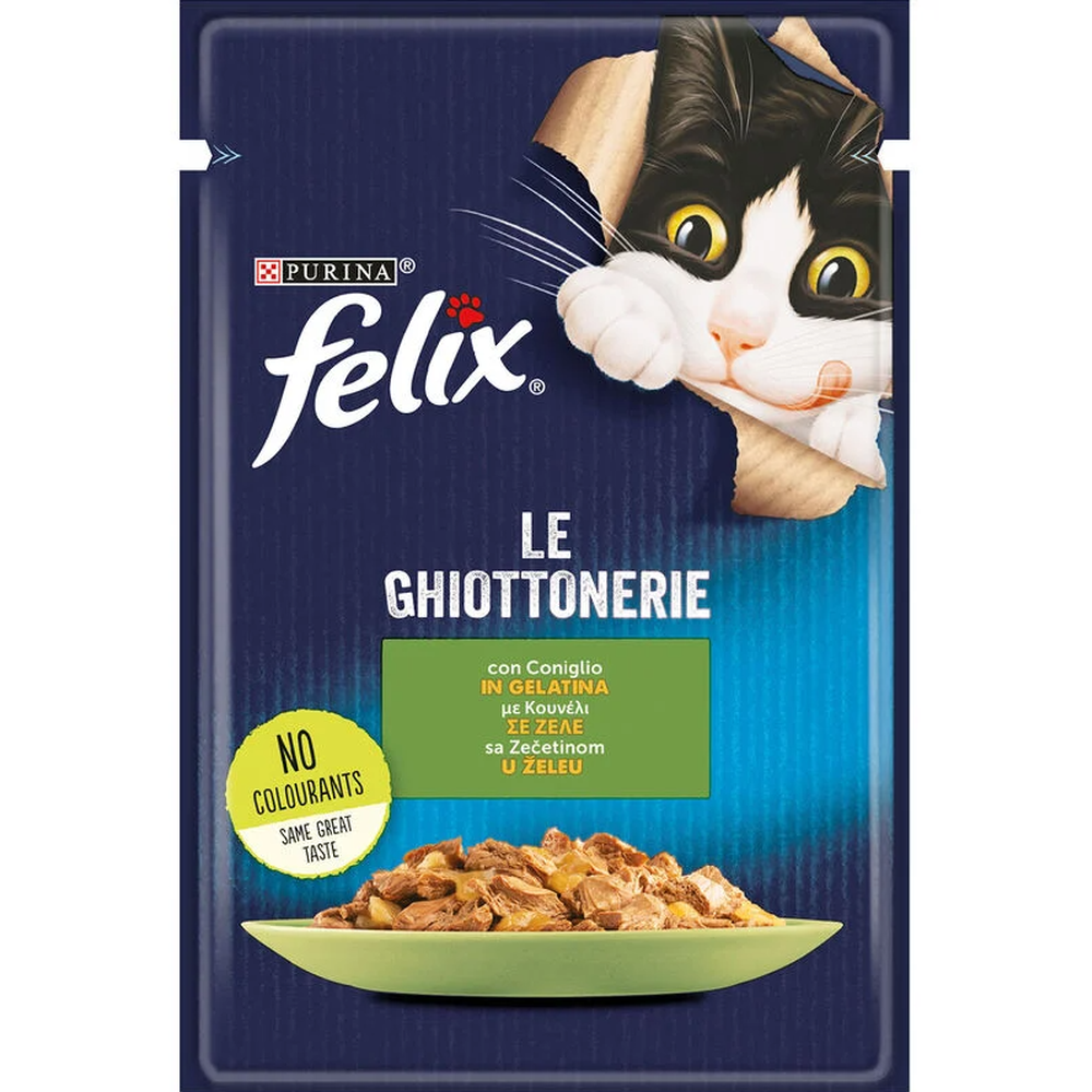 Felix Le Ghiottonerie Coniglio in Gelatina 100 g, , large