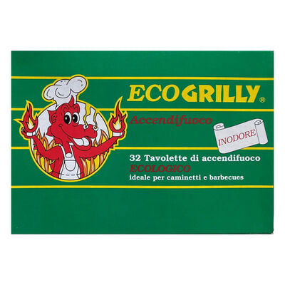 Grilly Accendifuoco 32 Tavolette Inodore