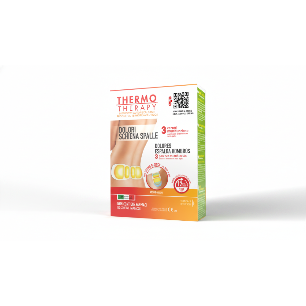 Thermotheraphy Cerotto Multifunzione Schiena e Spalle 3 Pezzi, , large