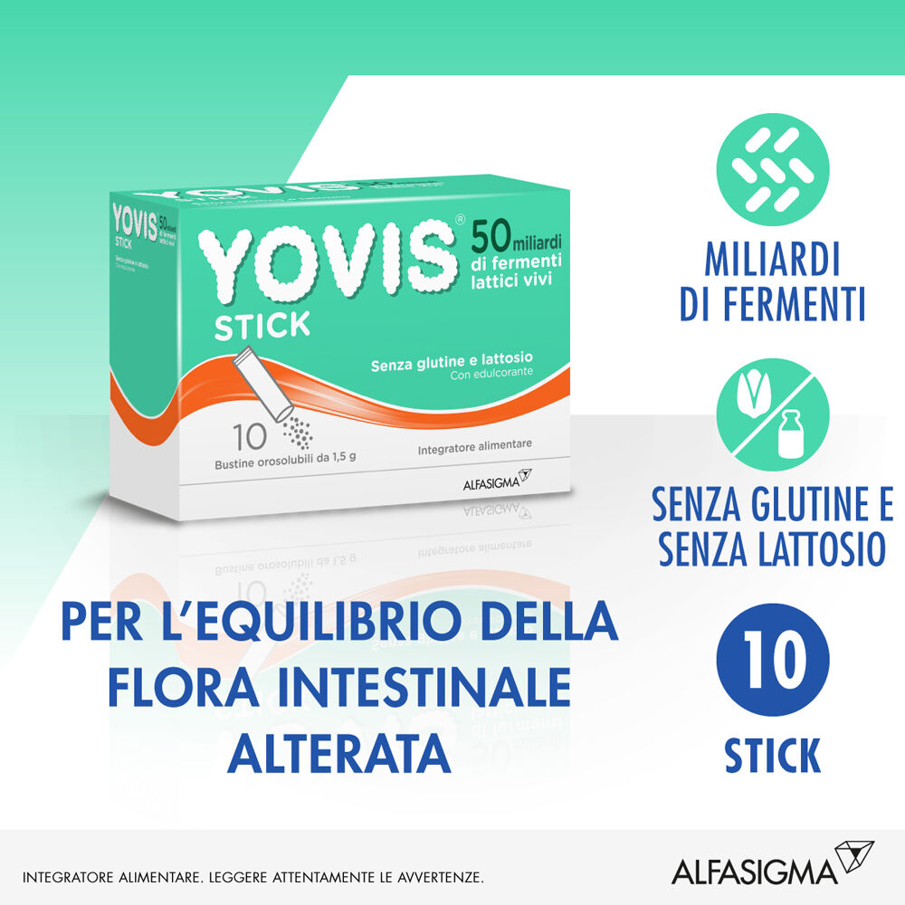 Yovis Stick Fermenti Lattici 10 Bustine, , large