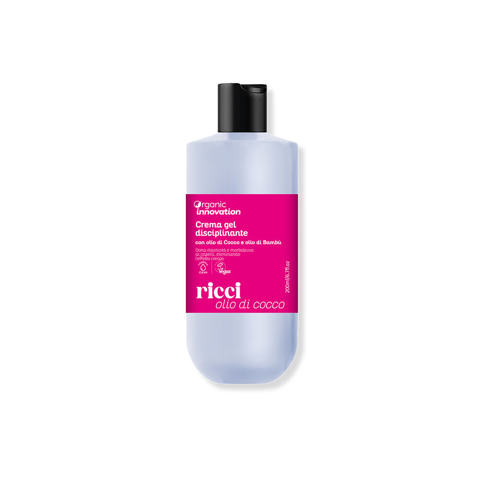 Organic Innovation Crema Gel Disciplinante Ricci con Olio di Cocco e Bamb&ugrave; 200 ml, , large