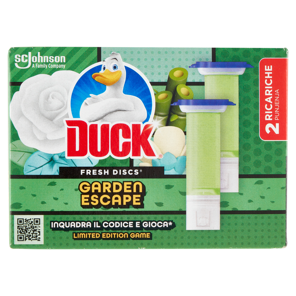 Duck Fresh Discs Doppia Ricarica Garden Tropic 2 Ricariche, , large