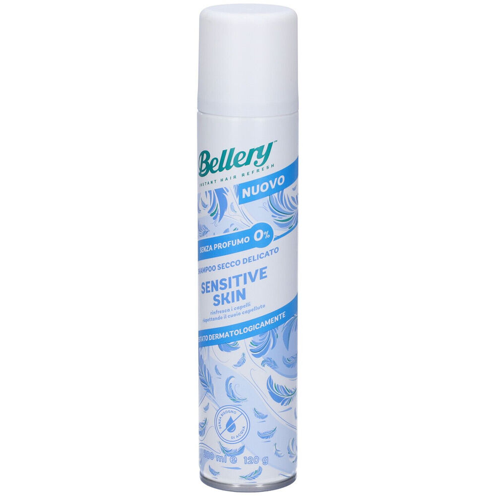 Bellery Shampoo Secco Senza Profumo 200 ml, , large
