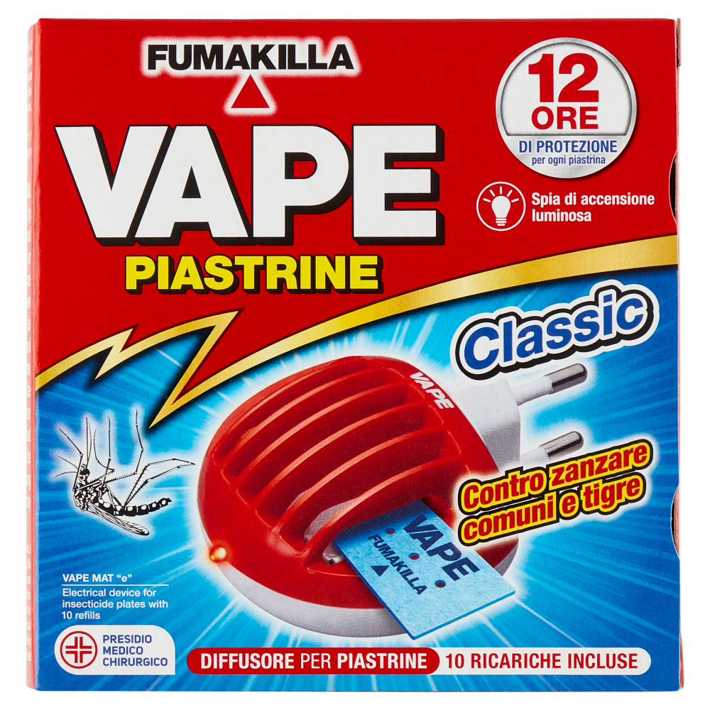 Vape Elettroemanatore Piastrine Classic + 10 Ricariche, , large