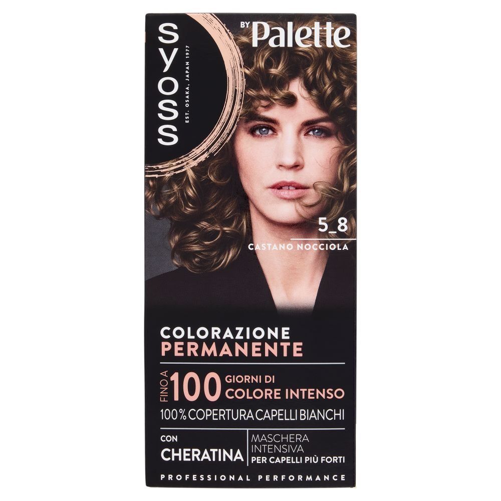 Syoss By Palette Colorazione Permanente 5.8 Castano Nocciola, , large