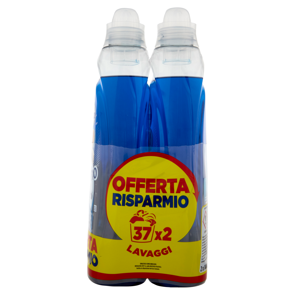 Coccolino Wonder Wash Detersivo Odor Protection Bipacco 2x37 Lavaggi, , large