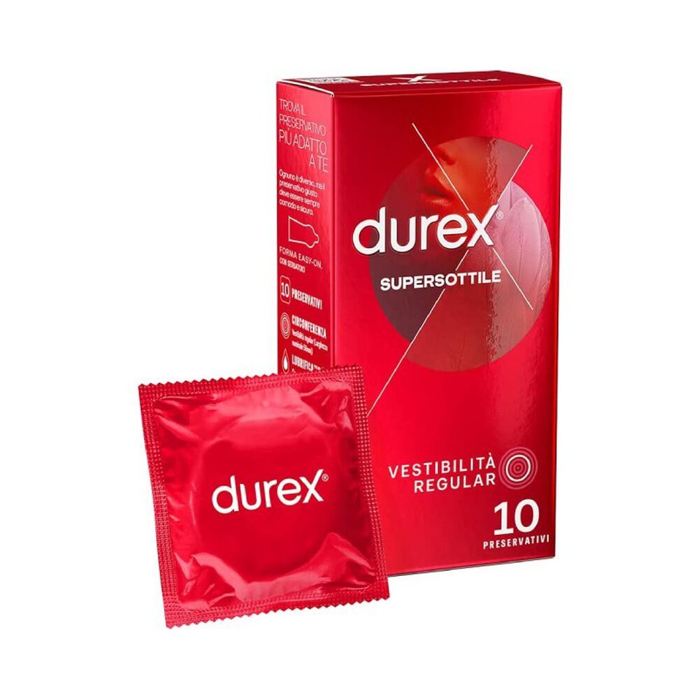 Durex Supersottile Regular 10 Pezzi, , large