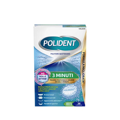 Polident 3 Minuti 36 Compresse