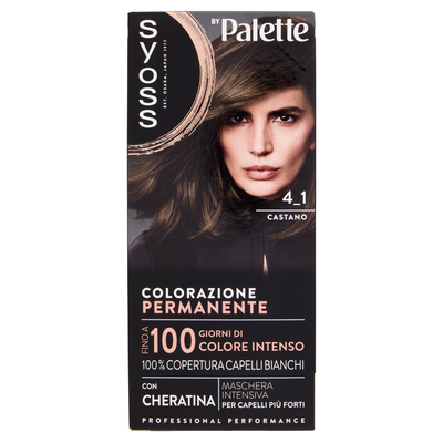 Syoss By Palette Colorazione Permanente 4.1 Castano