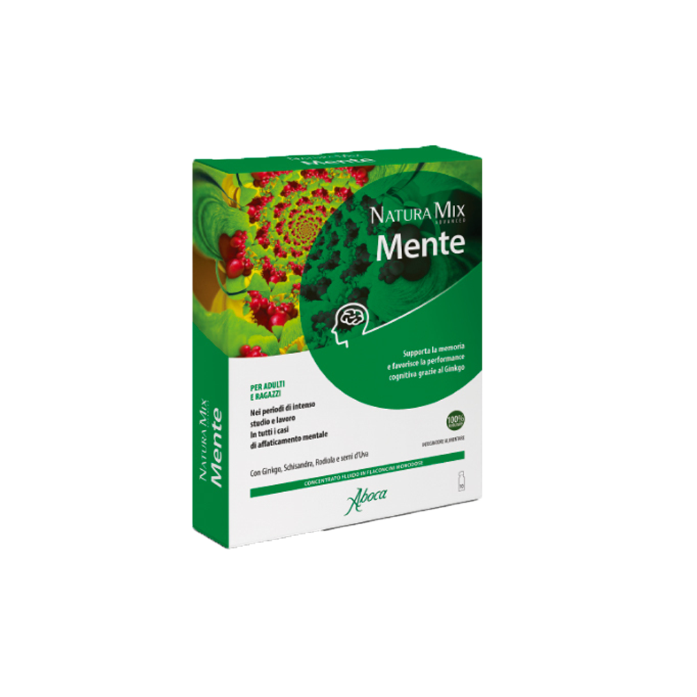 Aboca Natura Mix Advanced Mente 10 Fiale, , large