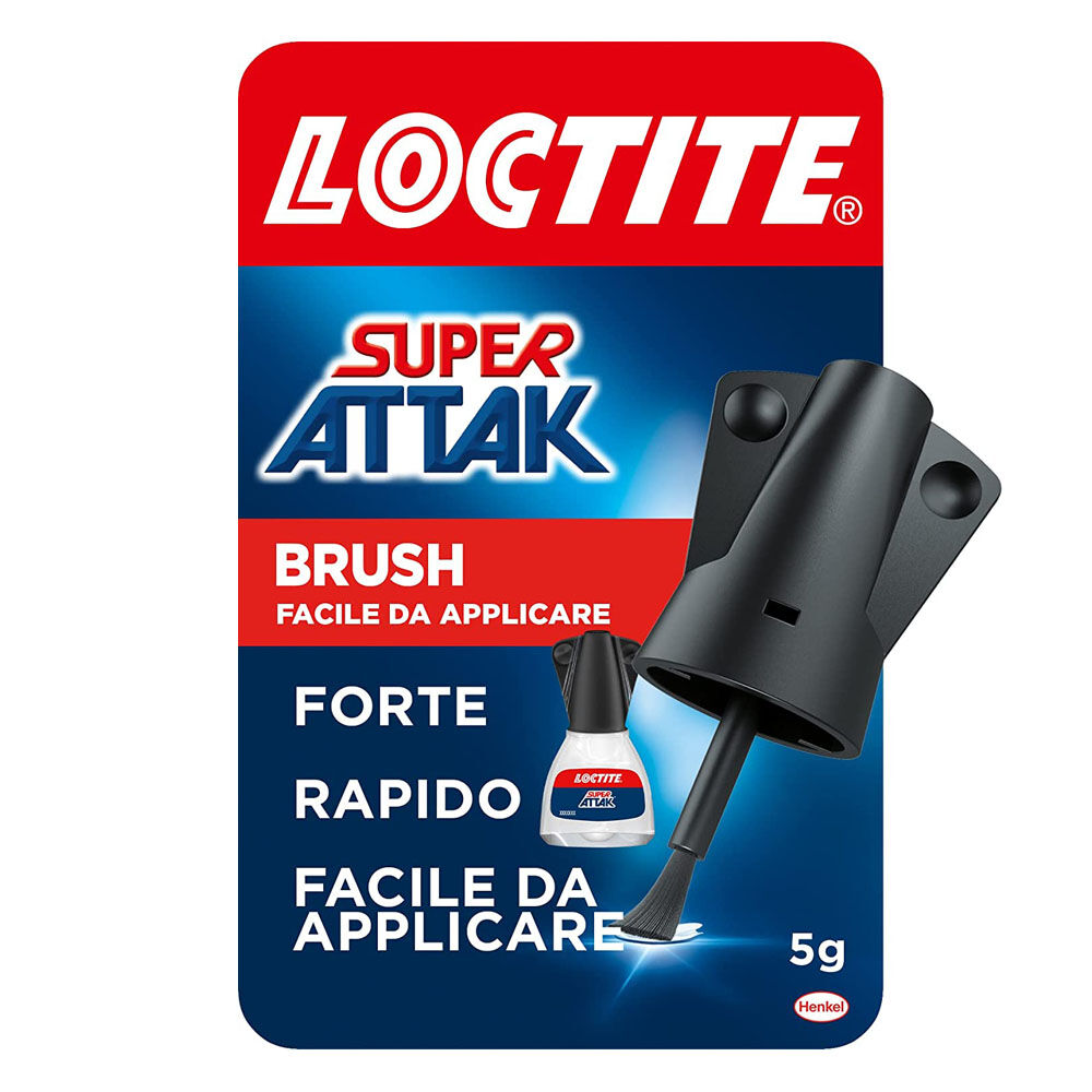 Attak Adesivo Istantaneo Easy Brush con Pennello 5g, , large