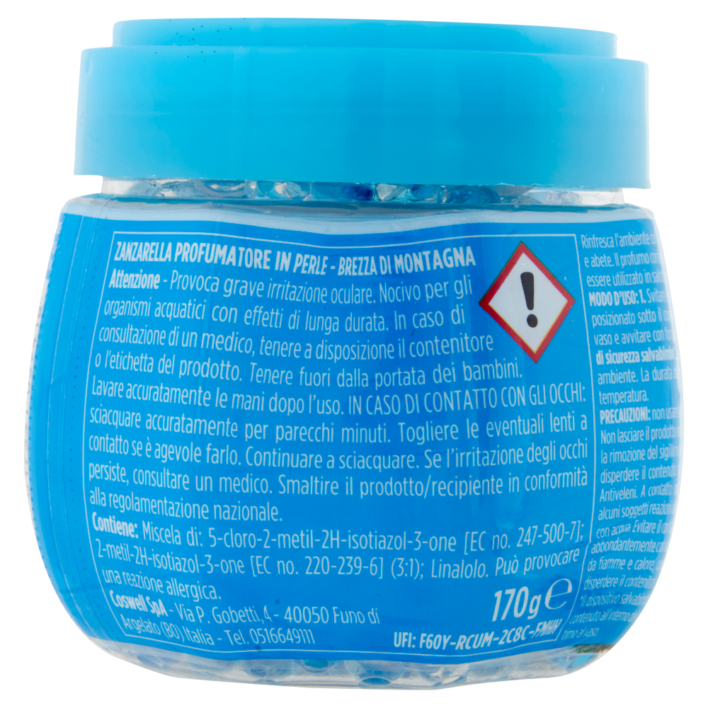 Zanzarella Profumatore in Perle Brezza di Montagna 170 g, , large