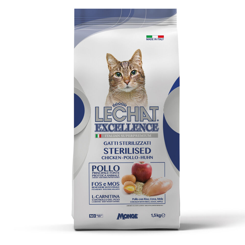 LeChat Excellence Sterilised Pollo 1,5 kg, , large
