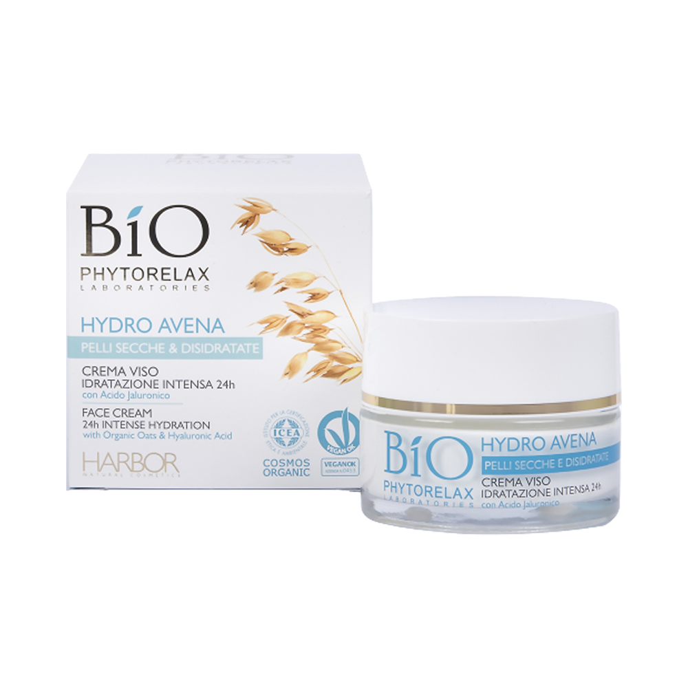 Phytorelax Bio Crema Viso Idratazione Intensa Avena 50ml, , large