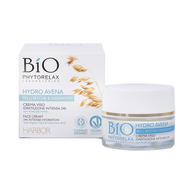 Phytorelax Bio Crema Viso Idratazione Intensa Avena 50ml
