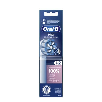 Oral-B Sensitive Clean 2 Testine di Ricambio per Spazzolino Elettrico Ricaricabile