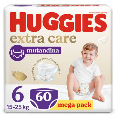 Huggies Pannolini Extra Care Taglia 6 60 Pezzi