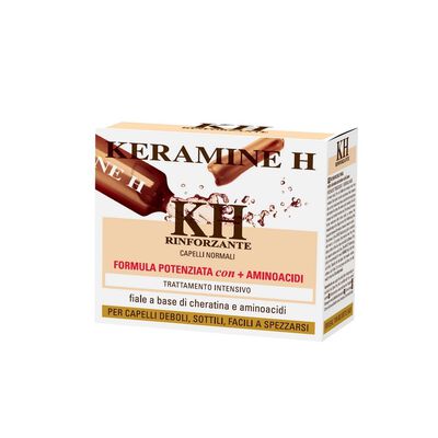 Keramine H Fascia Bianca Integratore per Capelli 10 Fiale x10 ml