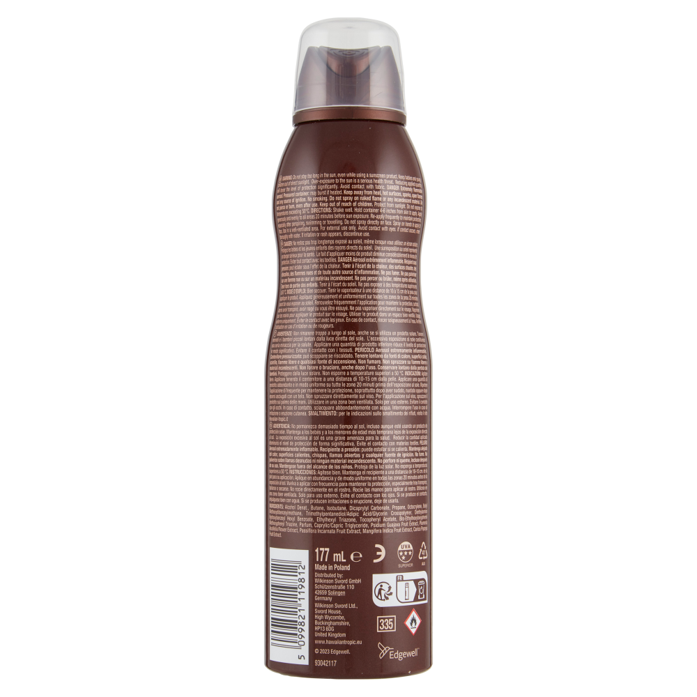 Hawaiian Tropic Protective Dry Oil Spray SPF15 &ndash; 177 ml, , large
