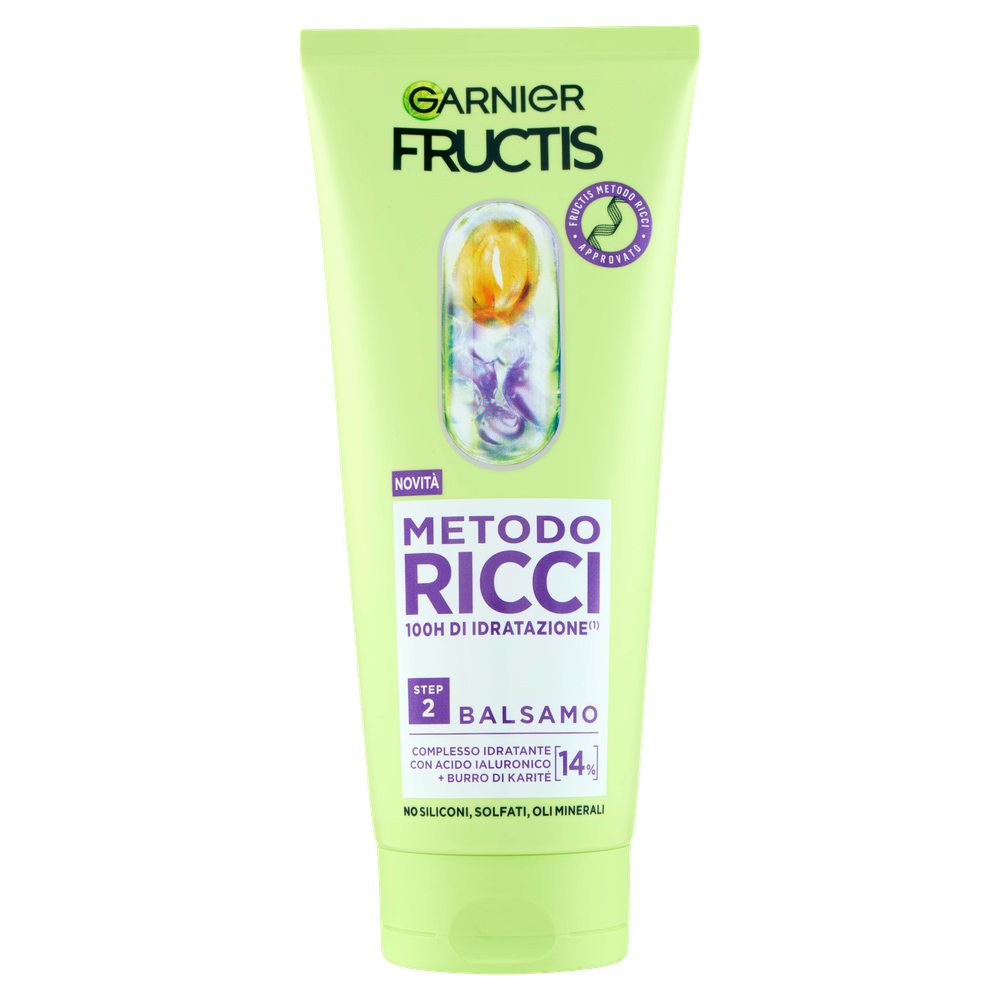 Garnier Fructis Metodo Ricci Step 2 Balsamo 200 ml, , large