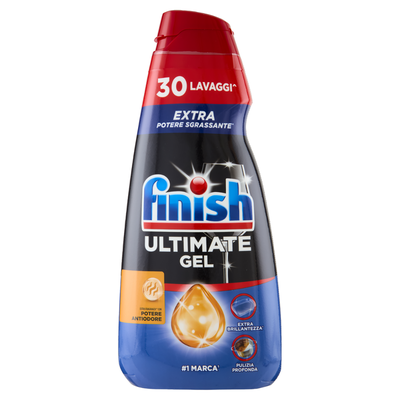 Finish Ultimate Gel Antiodore 30 lavaggi liquido lavastoviglie