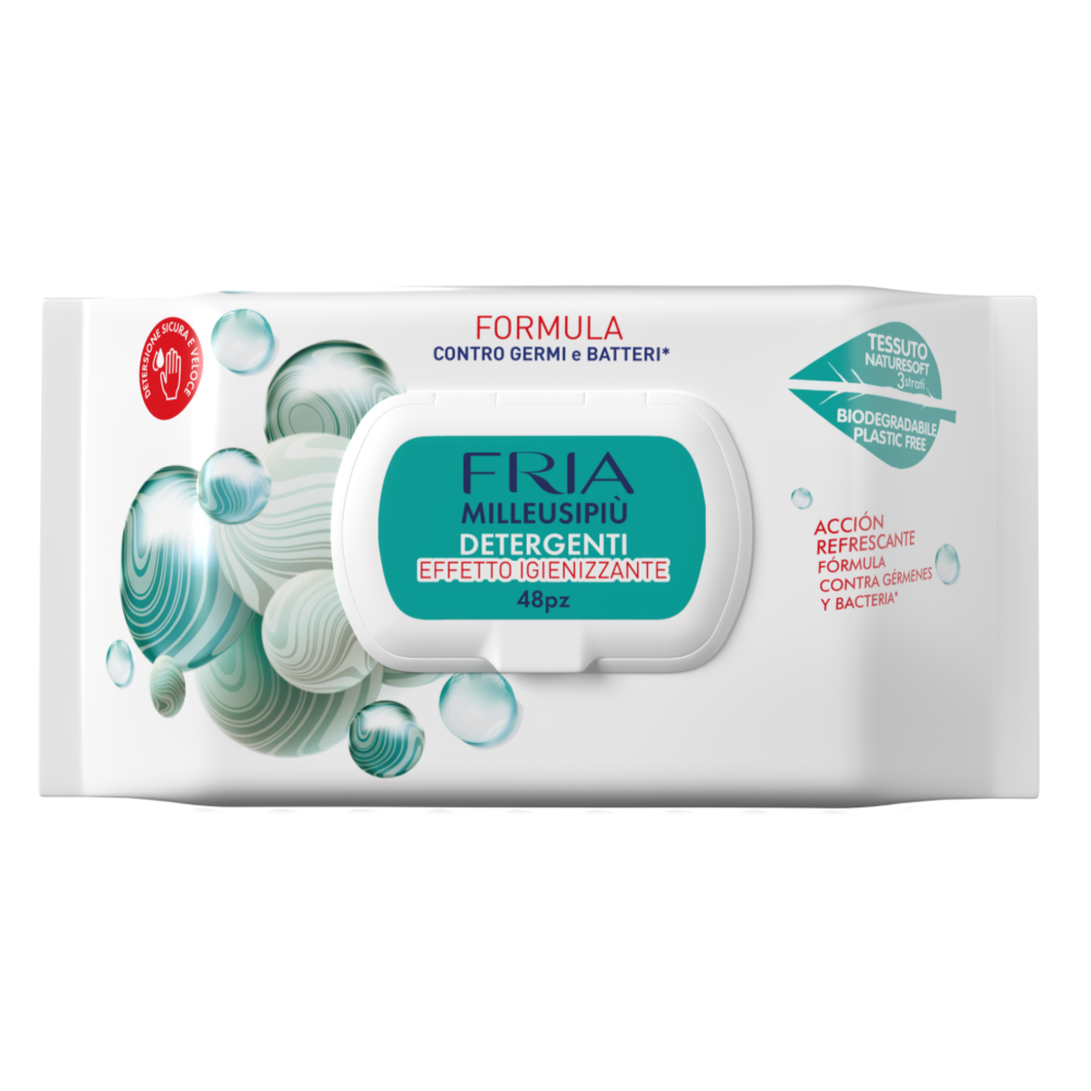 Fria Salviette Milleusi Igienizzante 48 Pezzi, , large