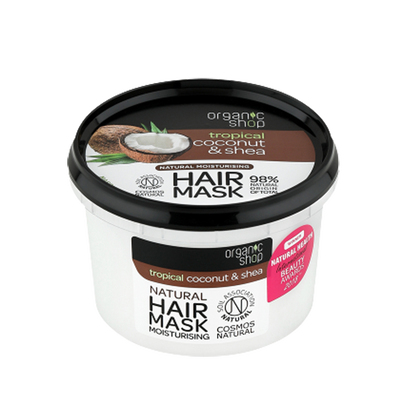 Organic Shop Maschera Idratante Cocco e Karit&egrave; 250 ml
