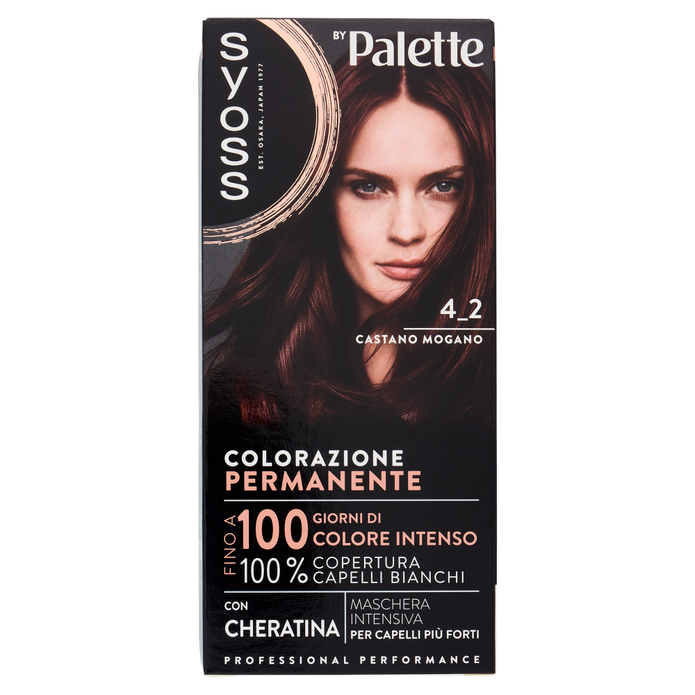 Syoss By Palette Colorazione Permanente 4.2 Castano Mogano, , large