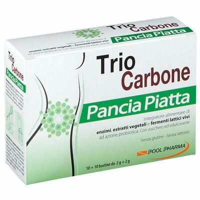 Trio Carbone Pancia Piatta 10+10 Bustine 20 mg
