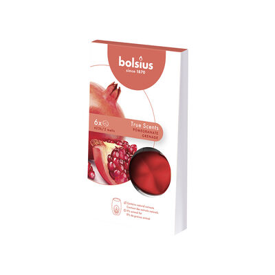 Bolsius Cialde Profumate al Melograno 6 pezzi	