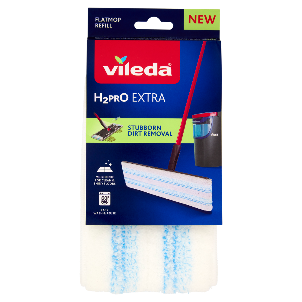Vileda H2Pro Flat Mop Ricambio, , large