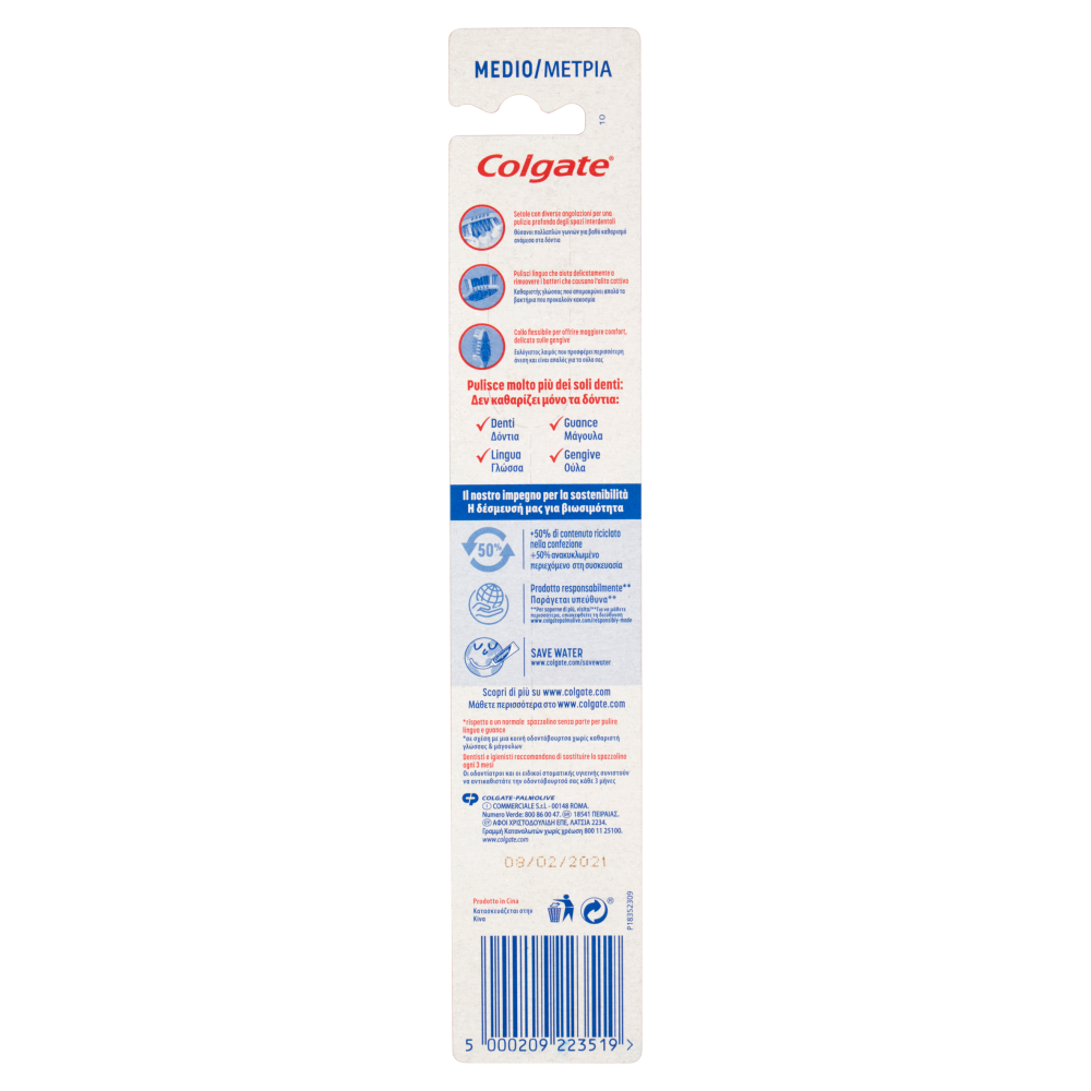 Colgate Spazzolino Zig Zag Pulizia Profonda Medio, , large