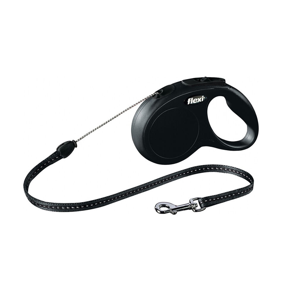 Flexi Guinzaglio New Classic Small Nero 5 mt , , large