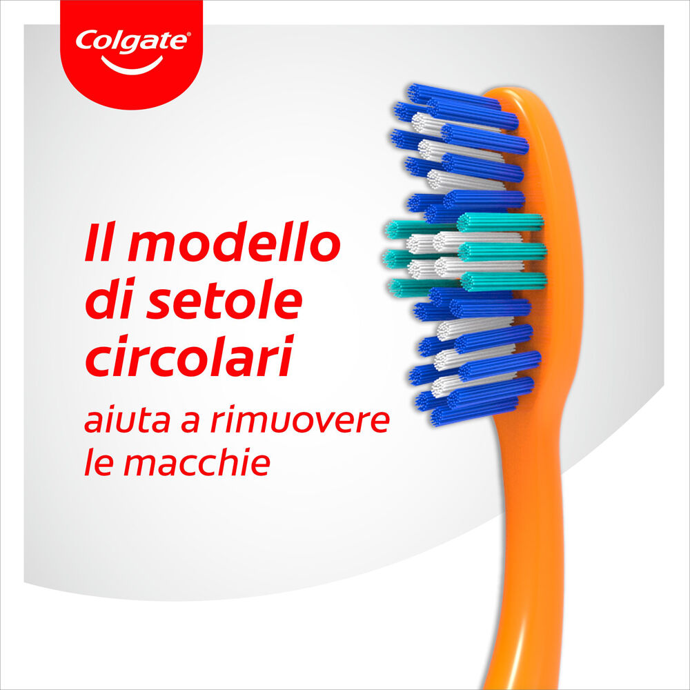 Colgate Spazzolino Triple Action Medio 2 pezzi, , large