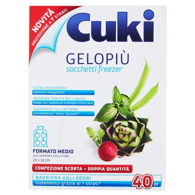 Cuki Gelopi&ugrave; 23x32 cm 40 Sacchetti