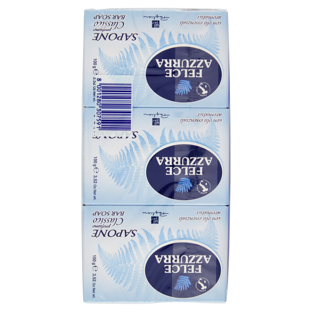 Felce Azzurra Classico Sapone 3 Pezzi 100g, , large