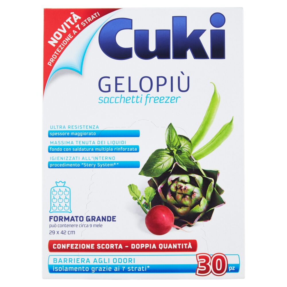 Cuki Gelopi&ugrave; 29x42 cm 30 Sacchetti, , large