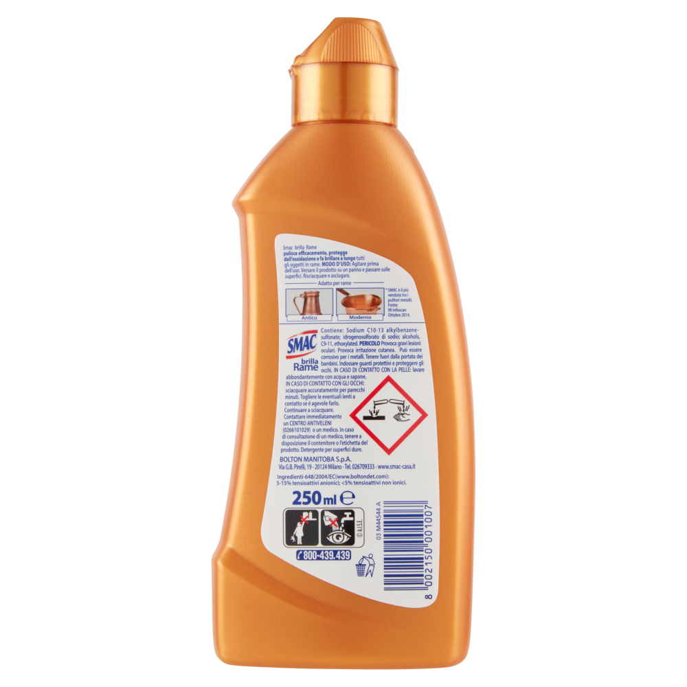 Smac Brilla Rame 250 ml, , large