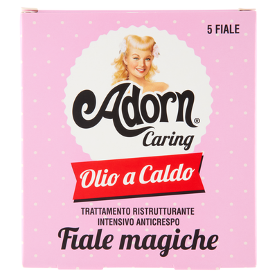 Adorn Olio A Caldo Capelli Crespi 5 Fiale Monodose 20 ml