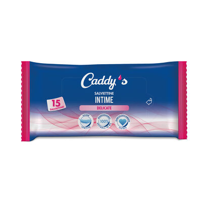 Caddy's Salviettine Intime Delicate 15 Pezzi