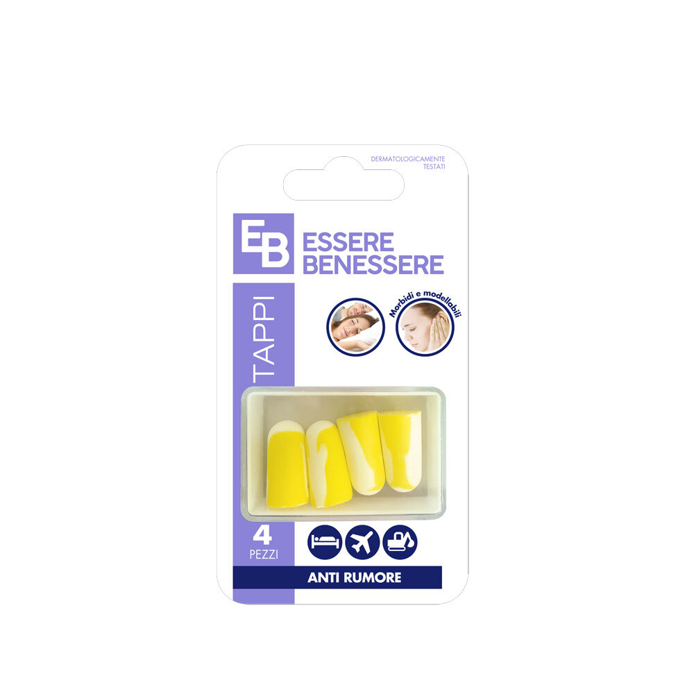 Essere Benessere Tappi Orecchie 4 Pezzi, , large