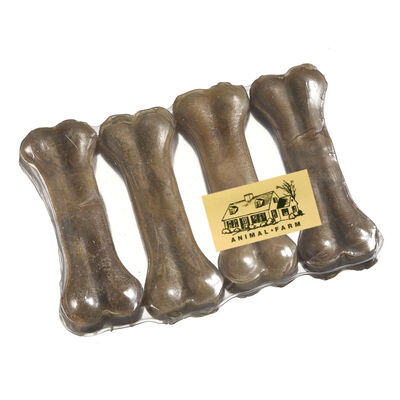 Camon Osso in Pelle Bovina 10 cm 4 Pezzi