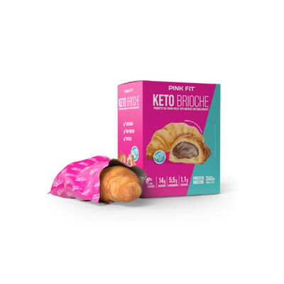 Pink Fit Keto Brioche con Crema di Cacao &ndash; 3x65g