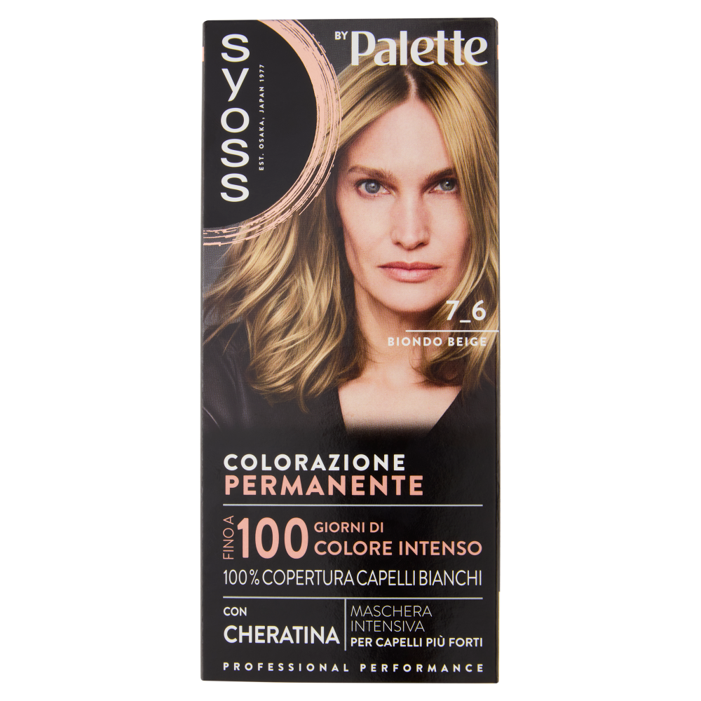 Syoss By Palette Colorazione Permanente 7.6 Biondo, , large